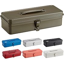 Amazon | 東洋スチール(TOYO) スチール製山形工具箱 Y-350 モス